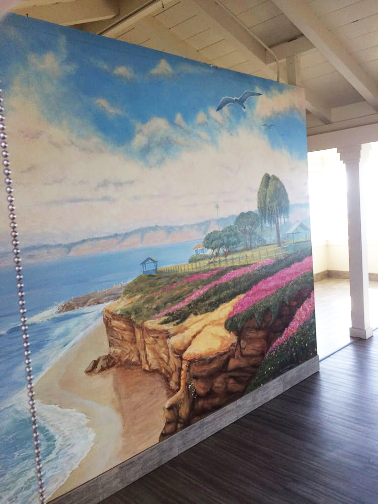 Rik Erickson mural depicting La Jolla Cove